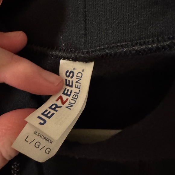 Taylor Swift Reputation Era Jerzees Black Hoodie with repuTAYtion Design - Picture 2 of 4